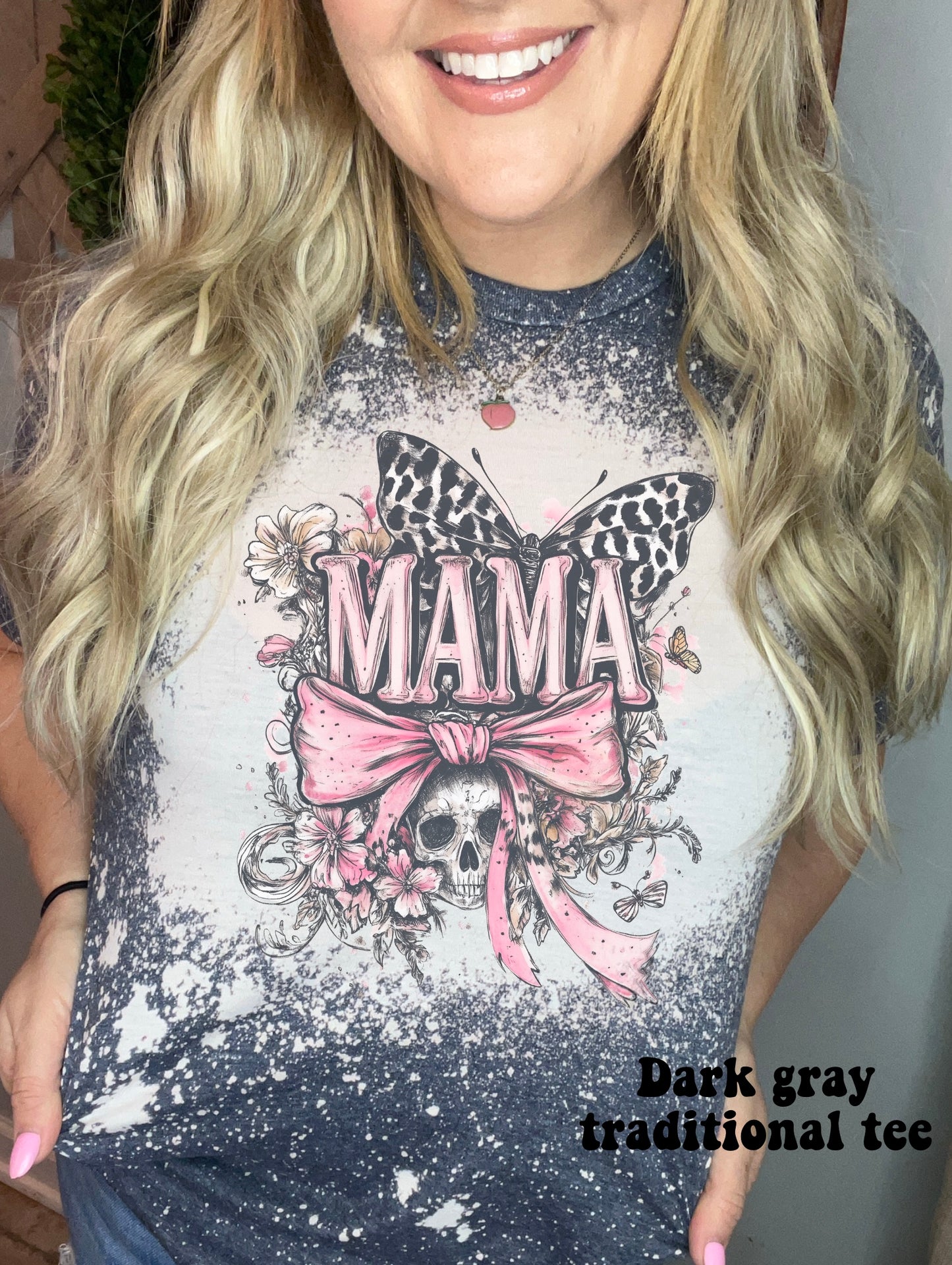 Skull and leopard butterfly Mama