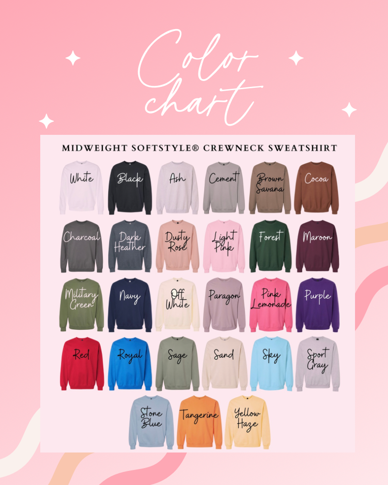 Midweight Crewneck Sweaters *NEW COLORS*