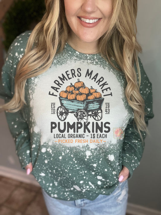 Farmers market pumpkins