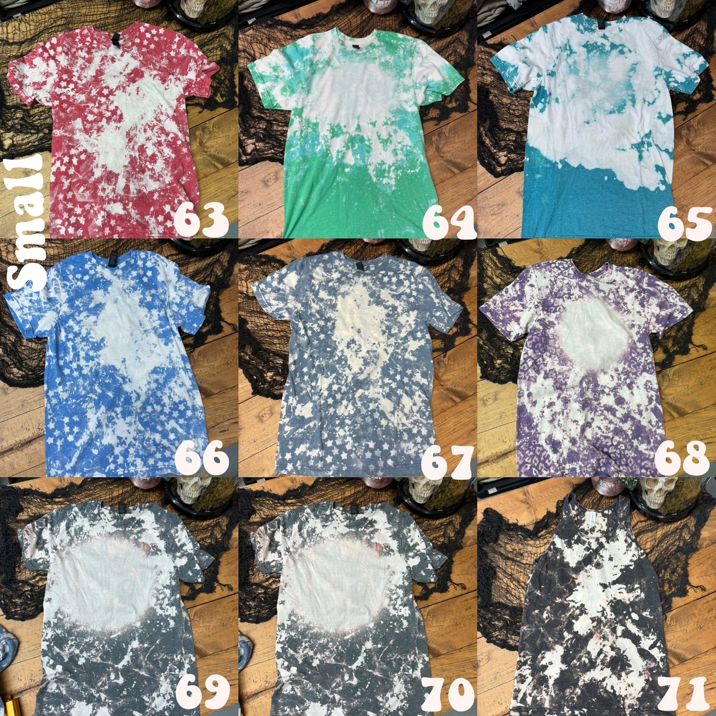 $22 discontinued bleached tees! Small-5XL