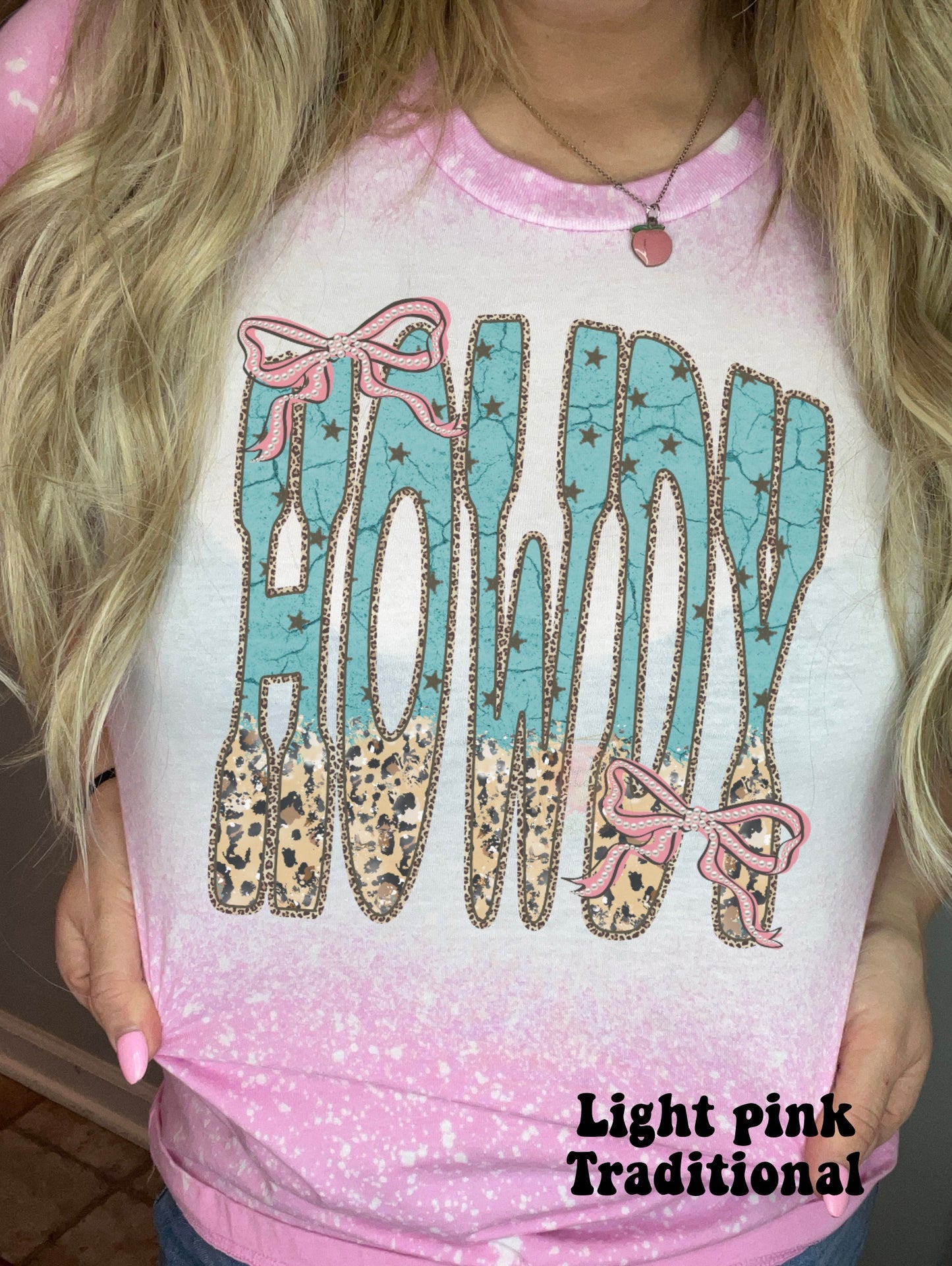 Turquoise and Leopard Howdy