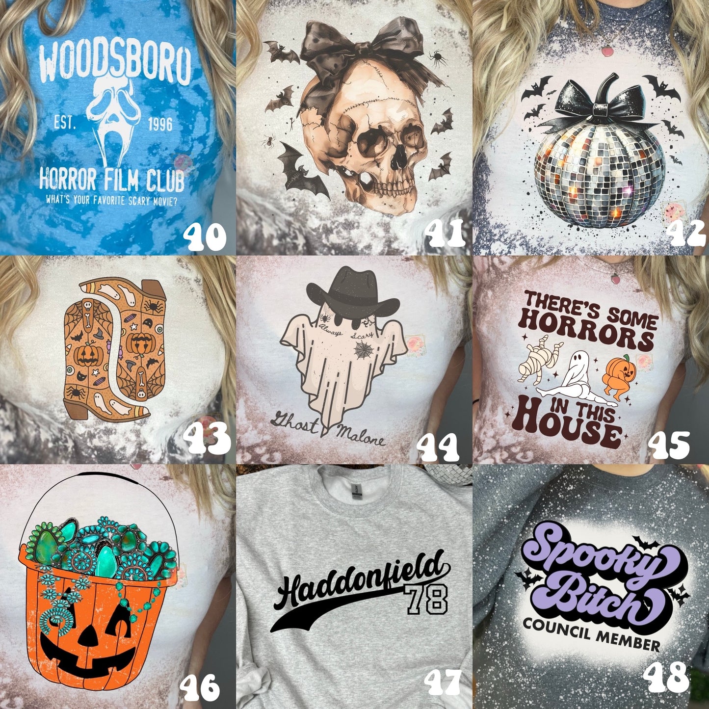 Live sale Halloween transfers (best for comfort colors & solid tees)