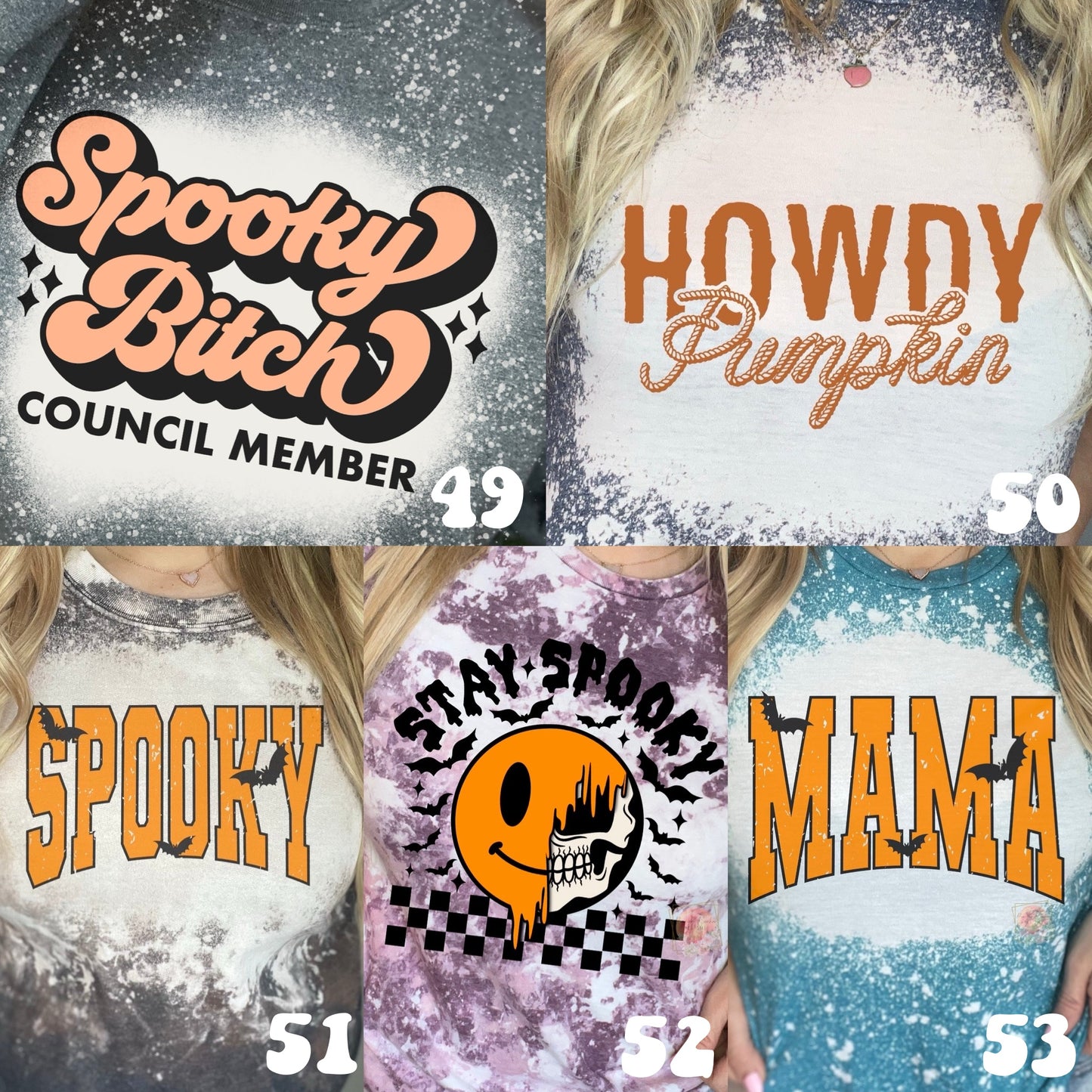 Live sale Halloween transfers (best for comfort colors & solid tees)