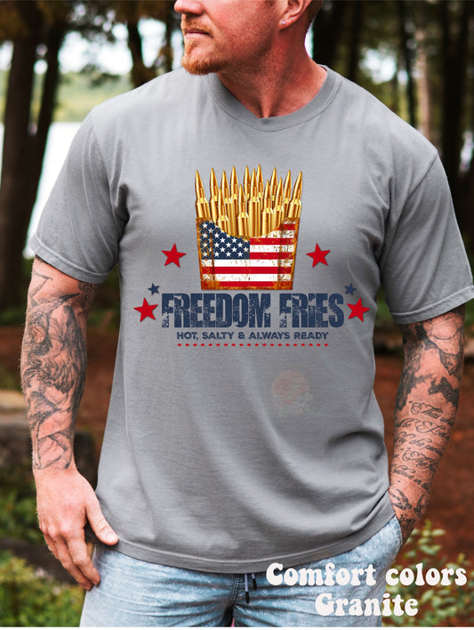 Freedom fries, hot, salty, always ready