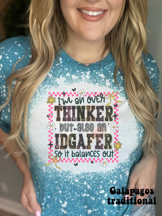 I’m an overthinker, but also an IGAFer