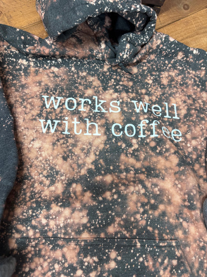 Size XL works well with coffee Stardust Snowfall hoodie