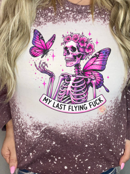 My Last Flying Fuck Butterfly Skelly