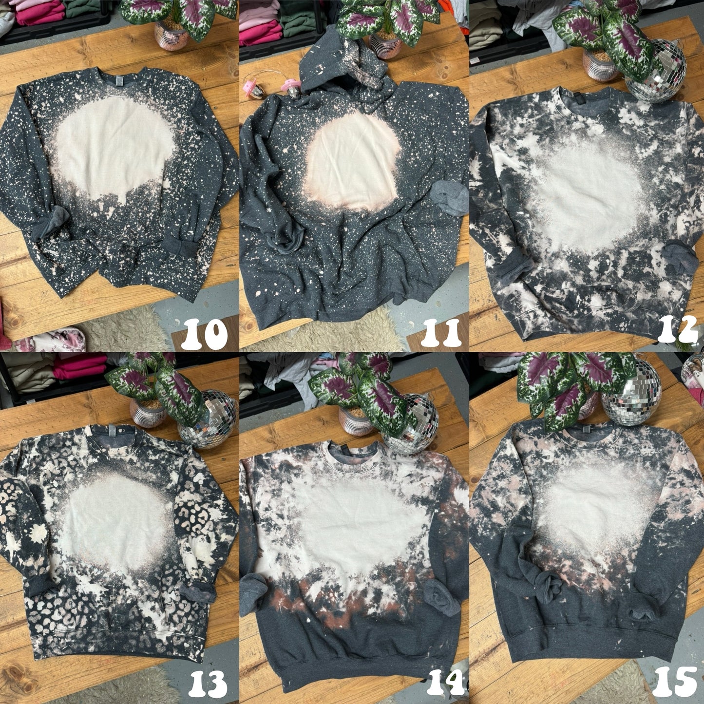 Size 4XL BLEACHED SWEATERS