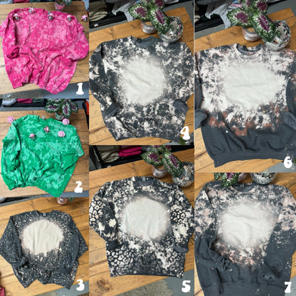 Size 5XL BLEACHED SWEATERS