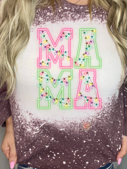 Neon Christmas Mama