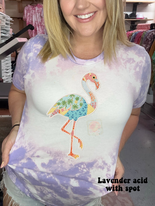 Patchwork and Pearl Flamingo