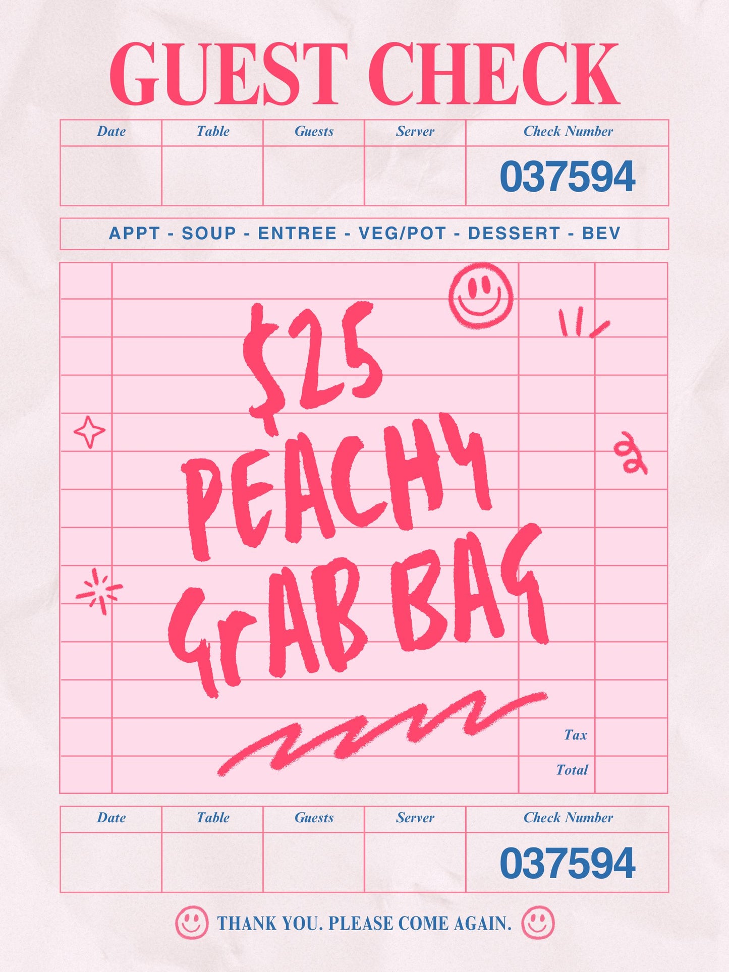 $25 Peachy Grab Bags