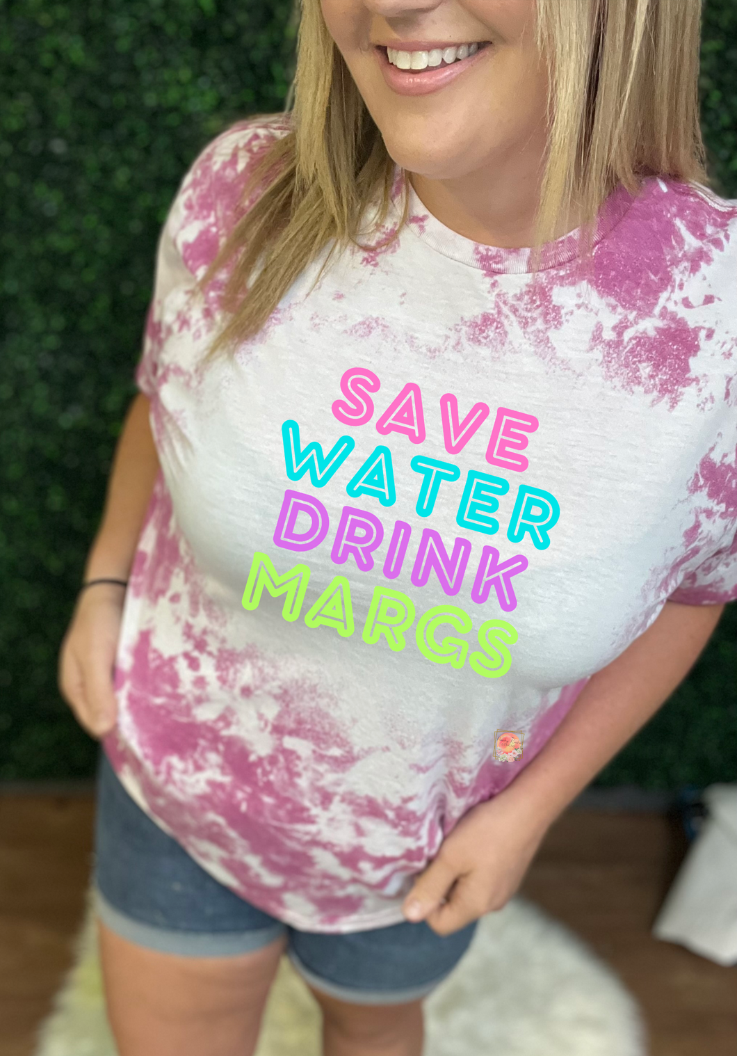 Save water drink margs neon
