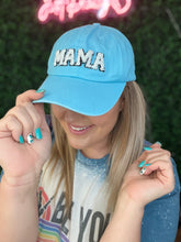 Load image into Gallery viewer, Chenille letter MAMA baseball cap
