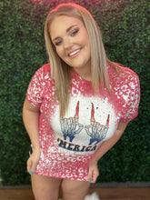 Load image into Gallery viewer, READY TO SHIP skellie ‘Merica tee

