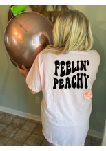 Load image into Gallery viewer, Feelin peachy pink boxy tee
