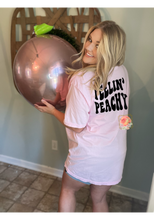 Load image into Gallery viewer, Feelin peachy pink boxy tee
