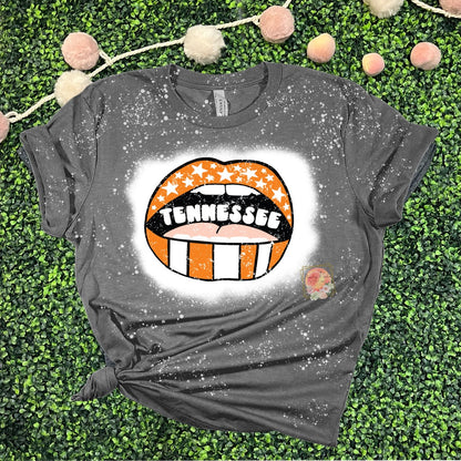 Tennessee lips bleached tee