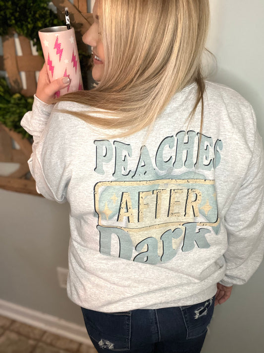 Peaches after dark tiktok merch sweatshirt