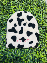 Load image into Gallery viewer, Heifer cow print beanie
